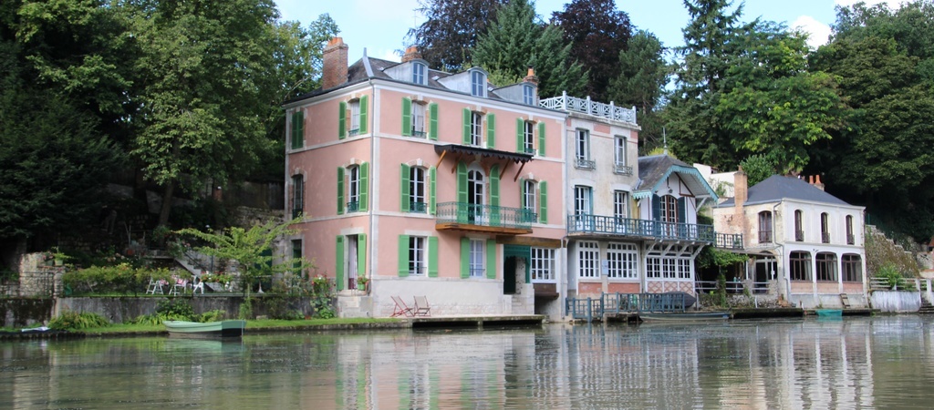Vue du Loiret depuis La Maison Rose
